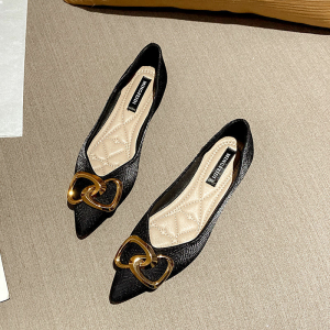 Saint Silen Womens Pointed Toe Flat Heel Cotton Linen Shoes Super High Heel Lazy Shoes Soft Sole Rubber Cowhide Interior