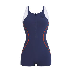 ZOKE | Color Blocking One-Piece Swimming Suit Slimming Tank Sporty