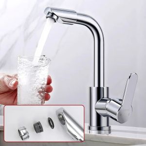 Dual-use Hot and Cold Water Faucet Splash-proof 360° Rotating Basin Faucet Kitchen And Bathroom