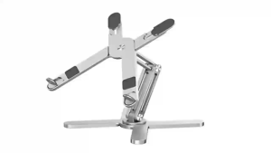 RICHMENT Laptop Stand with 360 Rotating Base Computer Notebook Laptop Riser Metal Holder Tablet Stand Holder for Desk Collaborative Work Fully Foldable for Easy Storage Fits All MacBook Laptops up to 16 inches