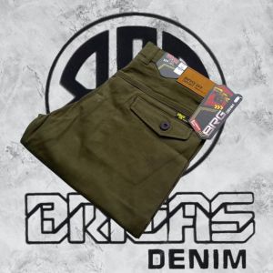 Celana chino Selvedge salvadge salvedge Celana Panjang Cardinal / Celana Chinos Pria Panjang Distro