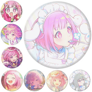 58mm Anime Project Sekai Colorful Stage PJSK Otori Emu Cosplay COSTUME Badge Pin SPTE Tinplate Brooch Prop Xmas Gift