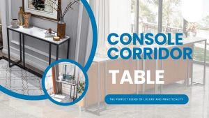 Modern Console Long Entryway Table Black Metal Legs Accent Table 100cm