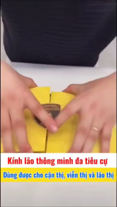 Kính lão thông minh đa tiêu cự logo bó tót