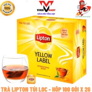 Lipton Trà Túi Lọc Hộp 100 Gói - Vinhmart