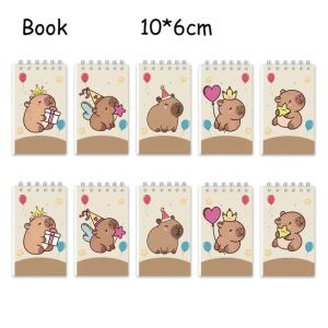 Miniso | Sổ Tay Hình Xoắn Ốc Capybara Nhật Ký Dễ Thương Nhật Ký Kế Hoạch Hàng Ngày Danh Sách Ghi Chú Cho Đồ Dùng Học Tập Văn Phòng Phẩm Chủ Đề Động Vật Hoạt Hình