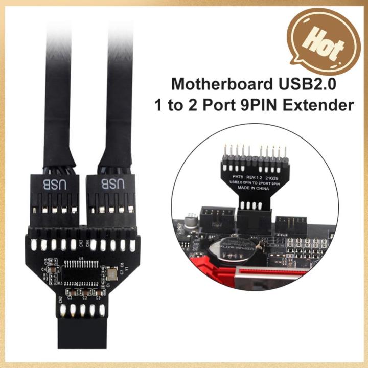 Scheda madre USB2.0 9Pin a TYPE-C A-KEY Convertitore