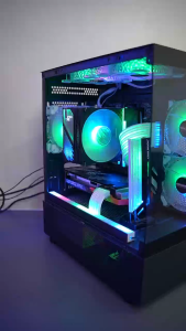 AMD Ryzen 5 gaming console with 16GB DDR4 RAM 512GB SSD RTX 3050 NB DUO 8GB-V graphics card five RGB fans and a 650W power supply. Complete gaming desktop [Local Shipping]