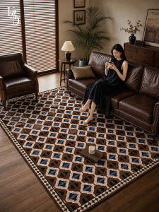KAIBIDE | Thảm Phong Cách Mỹ Cổ Điển Cho Phòng Khách Sofa Bàn Trà Ban Công Phòng Ngủ Phòng Học Ghế Đơn Ghế Lắc Chân
