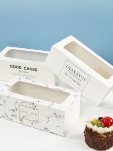 Internet Celebrity Towel Roll Packing Box Bench Swiss Hug Roll Cake Roll Antique Mousse Dessert Box In Stock