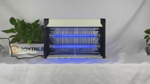 Commercial Mosquito Killer Lamp Silent Wall Mounted Insect Trap for Hotel Bedroom Restaurant Garden Farm