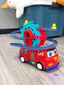 Mainan Track Racing, Seluncuran Bebek, dan Dinosaurus Naik Tangga: Pilihan Mainan Edukatif yang Menghibur