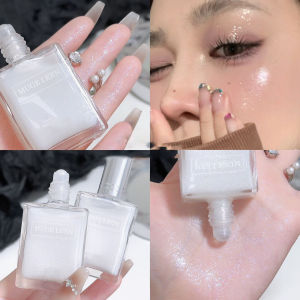 ผงแป้งไฮไลท์เพชรบรอนเซอร์ร่างกายสูงแวววาวกันน้ำมีกากเพชรแป้งไฮไลท์คอนทัวร์ใบหน้าเรืองแสงสำหรับแต่งหน้า