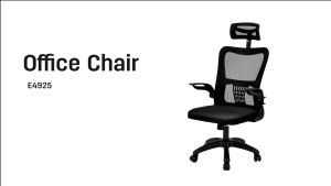 Deli Ergonomic Office Chair Chair Computer Chair Kerusi Aesthetic - 1 Years Warranty