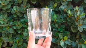 9.4oz/270ml Scotch/Bourbon/Vodka/Wine/Cocktail/Tequila/Smoothie/Square Base Glass Tumbler