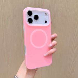 Candy Color Soft Jelly Liquid Silicone ForMagsafe Magnetic Wireless Charge Phone Case ForiPhone 17 Air 16 15 14 13 12 Pro Max