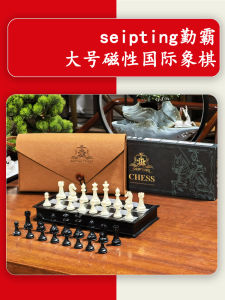 Large Size Magnetic Chess Game Portable Entry Level Primary School Students Childrens Chess Set Seipting Qiunba International Chess