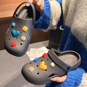 Womens Flat Bottom Sandals Outdoor Slip-On Breathable Cool EVA Thong Shoes Anti-Slip Half Slippers Fashionable Summer Sandals