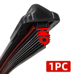PINMOAP 1PC Car 11 Layer Rubber Strip Wiper Blade 14-22 Natural Rubber High-Definition Durable Front Windshield Wiper Blade