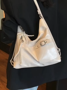 Túi xách nữ đeo chéo đeo vai đeo balo họa tiết khóa dọc tặng kèm móc treo ngọc HĐ 302