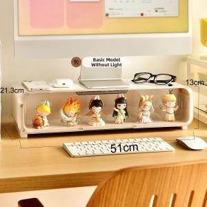 BOZHI | Transparent Elevation Storage Display Stand for Action Figures