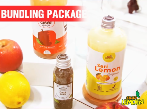 Paket Terlaris Cuka Apel Premium 250ml + Sari Lemon 250 ml & Chia seeds 70gram - By BestQuality