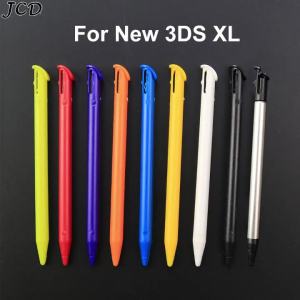 JCD 2PCS Stylus Touch Pointer Metal Retractable Pen For New3DS XL / LL 3DSXL 3DSLL Console Plastic Stylus Pen Replacement