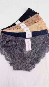 ESUNA กางเกงในแฟชั่นลูกไม้ สไตล์ลูกไม้เซ็กซี่ สวมใส่สบาย ไม่ระคายเคืองผิว ระบายอากาศได้ดี