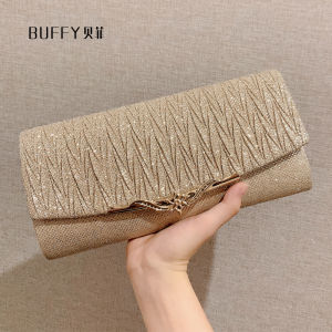 2024 New Evening Clutch Bag Womens Wedding Party Small Handbag Marriage Handbag Wedding Mother Bag Korean Style Polyester Lining