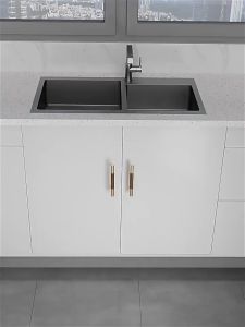 HOVELESHOP Adjustable Kitchen Rack Stainless Steel Organizer Storage Shelf Rak Bawah Wastafel Multifungsi