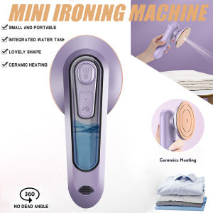Mini Electric Dry Iron Machine With Spray Water Portable Fast Heat Clothes Handheld Garment Steamer For Home Dormitory Travel