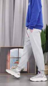 celana jogger pria Panjang korean style Kain Manset Elastis Cepat Kering Kain Wafel Celana Olahraga casual Nyaman