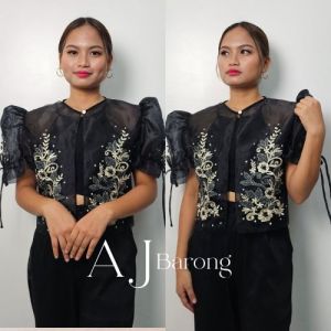 Puff sleeve modern bolero lace design