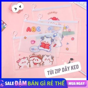 Túi zip khoá kéo lụa mờ đựng quần áo phụ kiện dẻo dai bền tiện dụng / Túi bảo quản quần áo vật dụng - Túi Đựng Đồ Du Lịch Trong Suốt Có Khóa Kéo Tiện Dụng