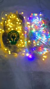 Dây đèn led fairy light 40M/100M bóng Q8 đục chớp nháy đủ kiểu trang trí nhà cửa lễ Noel Tết v.v...