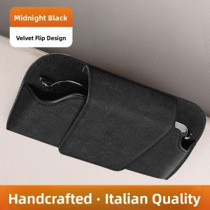 LANLIANGMAIRUICHI | Multi-Function Car Sun Glasses Holder with Sun Visor Organizer and Hook