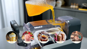 Hot Selling 2000ml Capacity Ice Cream Slushie Machine Homemade Portable Ice Cream Makers for Home Freezing Use 220V/60HZ