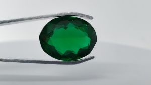 Natural Brazil Green Tourmaline 14.30 Cts. Oval Cut Eye Clean Loose Gemstone