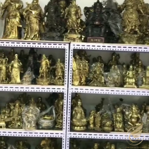 Tượng Đồng Phật Giáo Đức Phật Đản Sanh Tọa Đài Sen Bằng Đồng Thau Tượng Phật Giáo Thờ Tự Trang Trí - Đồ Đồng Thuận Tâm