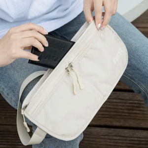 New Anti-theft Sports Wasit Bag 3 ways bag large capacity invisible security wallet sweat proof light weight. (SG Shipping)