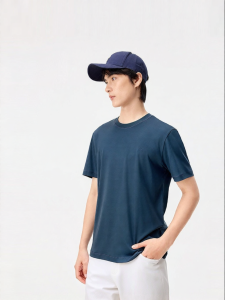 Purcotton | Cool Touch Cotton Mens T-Shirt Short Sleeve