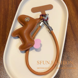 High-End Phone Lanyard Short Rope Horse Year Womens Handbag Pendant Anti-Loss Small Horse CCD Camera Decor Universal Mobile Phone Short Hanging Rope