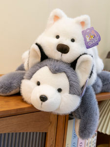 Adorable Fox Plush Toy Doll Childrens Comfort Doll Soft Cuddly Stuffed Animals for Girls And Boys Husky Animal Doll