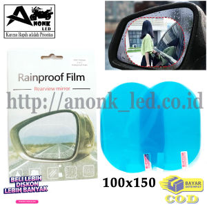 Stiker Embun Kaca Spion / Stiker Screen Guard Kaca Spion Mobil Motor Fog Rainproof Film