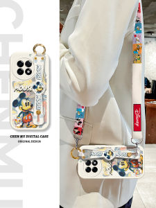 Cartoon Oil Painting Silicone Phone Case for OnePlus 15 1+11 12/13 Crossbody Strap Womens New Model High-End Soft Silicone Protection