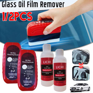 Car Glass Sponge Cleaning Brush Car Window Glass Cleaner Removes Dirt Windshield Oil Film Cleaner Glass Oil Film Cleaning Brush