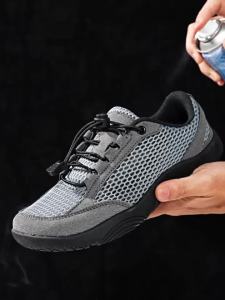New Wide-toe Mens Shoes Casual Soft Sole Wide-Toe Shoes Walking Sneakers Breathable Mesh Comfortable Barefoot Shoes Big Size 48