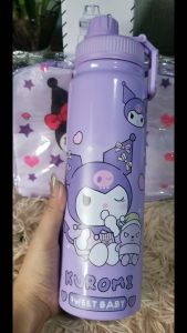 800ML Vacuum Flask Thermos Tumbler For Hot and Cold Cartoon Character Sanrio My Melody Kuromi Water Bottle With Filter Cartoon Thermal Cup Suitable For Adults And Kids Men and Women