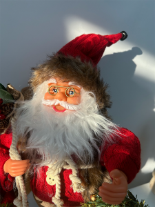 Cute Red Sweater Santa Claus Ornaments Christmas Decorations Christmas Doll Stuffed Doll Ornaments Gift