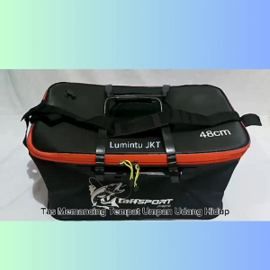 RAJA TaffSPORT Tas pancing  Perlengkapan Memancing multifungsi Tempat Umpan Ikan udang Hidup 60 cm